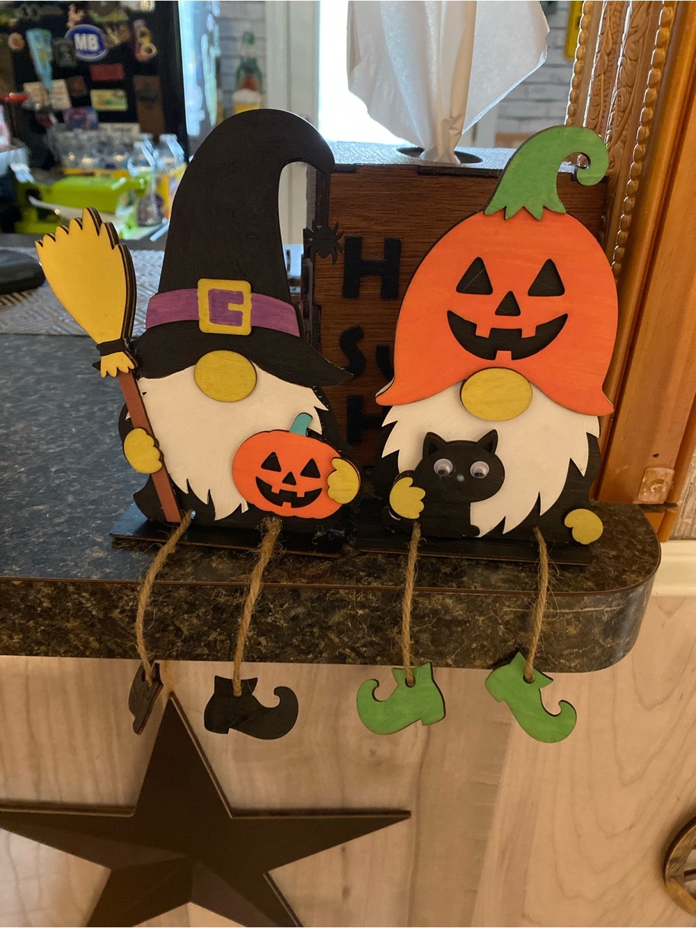 Shelf sitter set of two